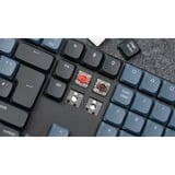 Keychron K5 Pro, Gaming-Tastatur schwarz/blaugrau, DE-Layout, Gateron Low Profile 2.0 Mechanical Brown, Hot-Swap, Aluminiumrahmen, RGB, PTB