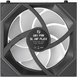 Lian Li UNI FAN SL-INF FLEX 120 Wireless, Gehäuselüfter schwarz, Reverse, 3er Pack mit Controller, 120 mm