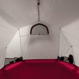 MSR Tunnelzelt Tindheim 3 olivgrün/rot, Modell 2023, mit Vorbau für Gepäck