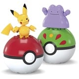 Mattel MEGA Pokémon 2er Pokéball Set - Pikachu und Ditto, Konstruktionsspielzeug 