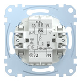 Merten Wechsel-Kontrollschalter einpolig sechzehn Ampere Wechselstrom zweihundertfünfzig Volt Retail