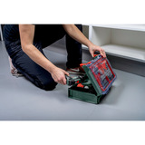 Metabo PowerMaxx BS Basic Set (600080710) Akku-Bohrschrauber, 12 Volt grün/schwarz, 2x Li-Ionen Akku 2,0Ah, in Koffer + 41-teiliges Zubehör