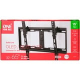 ONE FOR ALL WM4421, Wandhalterung schwarz, ultraflach, neigbar