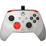 PDP Rematch Advanced Wired Controller - Radial White, Gamepad grau/rot, für Xbox Series X|S, Xbox One, PC