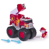 Spin Master Paw Patrol Rescue Wheels - Marshalls Feuerwehr Monstertruck mit Geschoss-Abwurf und Marshall Hundefigur, Spielfahrzeug 