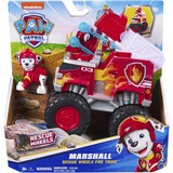 Spin Master Paw Patrol Rescue Wheels - Marshalls Feuerwehr Monstertruck mit Geschoss-Abwurf und Marshall Hundefigur, Spielfahrzeug 