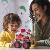 Spin Master Paw Patrol Rescue Wheels - Marshalls Feuerwehr Monstertruck mit Geschoss-Abwurf und Marshall Hundefigur, Spielfahrzeug 