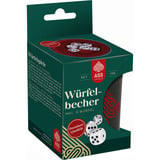 ASS Altenburger Premium Würfelbecher mit 6 Würfeln, Würfelspiel 