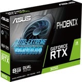 ASUS GeForce RTX 3050 RTX 3050 PH V2, Grafikkarte 1x DisplayPort, 1x HDMI 2.1, 1x DVI-D