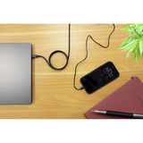 Ansmann Silikonkabel USB-C auf USB-C schwarz, magnetisch, 120cm