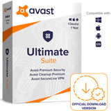  Avast Ultimate, Sicherheit, Utilities-Software Deutsch, 1 Lizenz, 1 Jahr