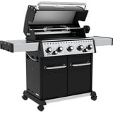 Broil King Gasgrill Baron 590 schwarz/edelstahl, mit Seiten- und Heckbrenner