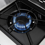 Broil King Gasgrill Baron 590 schwarz/edelstahl, mit Seiten- und Heckbrenner