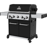 Broil King Gasgrill Baron 590 - BUNDLE schwarz/edelstahl, mit Seiten- und Heckbrenner, inkl. Gussplatte und Schutzhülle