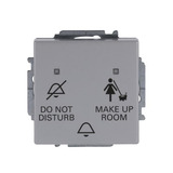 Busch-Jaeger Klingeltast Einsatz, Taster aluminium, Retail