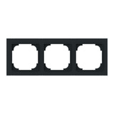 Busch-Jaeger Rahmen dreifach mit Dekorring chrom, Retail