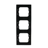 Busch-Jaeger Rahmen dreifach pur Edelstahl Typ 1723-866K zum Abdecken von Schaltern und Steckdosen edelstahl, Retail