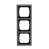 Busch-Jaeger Rahmen dreifach pur Edelstahl Typ 1723-866K zum Abdecken von Schaltern und Steckdosen edelstahl, Retail