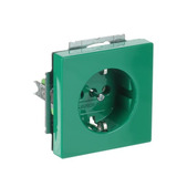 Busch-Jaeger Schutzkontakt Steckdosen Einsatz grün, Retail