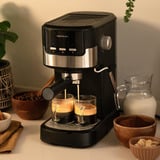 Cecotec Power Espresso 20 Pecan, Espressomaschine blauschwarz/edelstahl, 1100 Watt