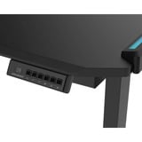 Cougar Gaming-Tisch E-DEIMUS 120, ARGB schwarz, 122 x 60cm, mit USB-Anschlüssen