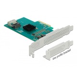DeLOCK PCI Express Karte zu 4 x SATA 6 Gb/s RAID und HyperDuo, Schnittstellenkarte 