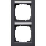 Gira Abdeckrahmen 2-fach anthrazit, Retail