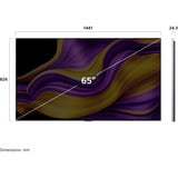 LG OLED65G57LW evo TV, OLED-Fernseher 163.9 cm (65 Zoll), silber/schwarz, UltraHD/4K, Triple Tuner, HDR, 120Hz Panel