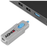 Lindy HDMI-Port-Schlüssel mit 4 Schlössern, Schloss Code Blau