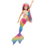 Mattel Barbie Dreamtopia Regenbogenzauber Meerjungfrau Puppe mit Farbwechsel 