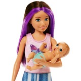 Mattel Barbie "Skipper Babysitters Inc." Puppe mit Gitterbett, Baby & Zubehör 