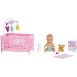 Mattel Barbie "Skipper Babysitters Inc." Puppe mit Gitterbett, Baby & Zubehör 