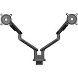 ONE FOR ALL Universal-Doppelmonitorarm DM 7210, Monitorhalterung schwarz, für 33 - 89cm (13" - 35") Monitore
