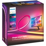 Philips Hue Play Gradient Lightstrip für PC (32-34"), LED-Streifen schwarz/weiß