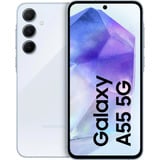 Samsung Galaxy A55 5G 128GB Generalüberholt, Handy Awesome Iceblue, Android, 8 GB