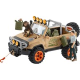 Schleich Wild Life Geländewagen mit Seilwinde, Spielfigur