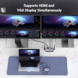 UGREEN CM586 Wireless HDMI Extender, HDMI Verlängerung silber, 4K, 50m Reichweite