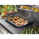 Weber BBQ Keramik-Grillplatte 17885, Pfanne anthrazit