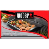 Weber BBQ Keramik-Grillplatte 17885, Pfanne anthrazit