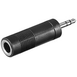 goobay Adapter 6,3mm -> 3,5mm schwarz, Bulk