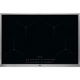 AEG IAE84411XB, Autarkes Kochfeld schwarz/edelstahl, 80 cm