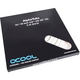 Alphacool AlphaTube HF 16/10 (3/8"ID) - UV Weiß 3m, Schlauch weiß