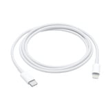 Apple USB Adapterkabel, USB-C Stecker > Lightning Stecker weiß, 1 Meter, PD, Laden mit bis zu 100 Watt