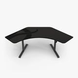 Arozzi Arena Angelo, Gaming-Tisch schwarz, Pure Black