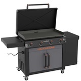 Blackstone 36" Griddle Grillstation, Gasgrill mit Deckel und Klapptisch "First Edition" schwarz, 4 Grillzonen, 17,5kW, Modell 2025
