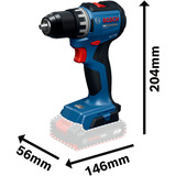 Bosch Professional Akku-Bohrschrauber GSR18V-52 mit 2 Akkus 18 Volt 4.0 Ah und 2.0 Ah in L-BOXX Retail