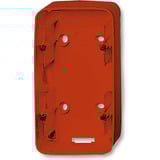 Busch-Jaeger Aufputz Gehäuse für Einsätze und Zentralscheiben mit Abdeckrahmen rot, Retail