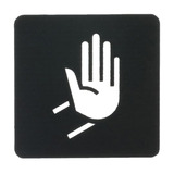 Busch-Jaeger Piktogramm Größe 43,3 x 43,3 mm Kunststofffolie, Dekoration silber, Retail