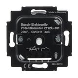 Busch-Jaeger Potentiometer-Einsatz 700 Watt/Voltampere Typ 2112 U-101 Unterputz-Drehknopf, Dimmer Retail