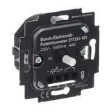 Busch-Jaeger Potentiometer-Einsatz 700 Watt/Voltampere Typ 2112 U-101 Unterputz-Drehknopf, Dimmer Retail